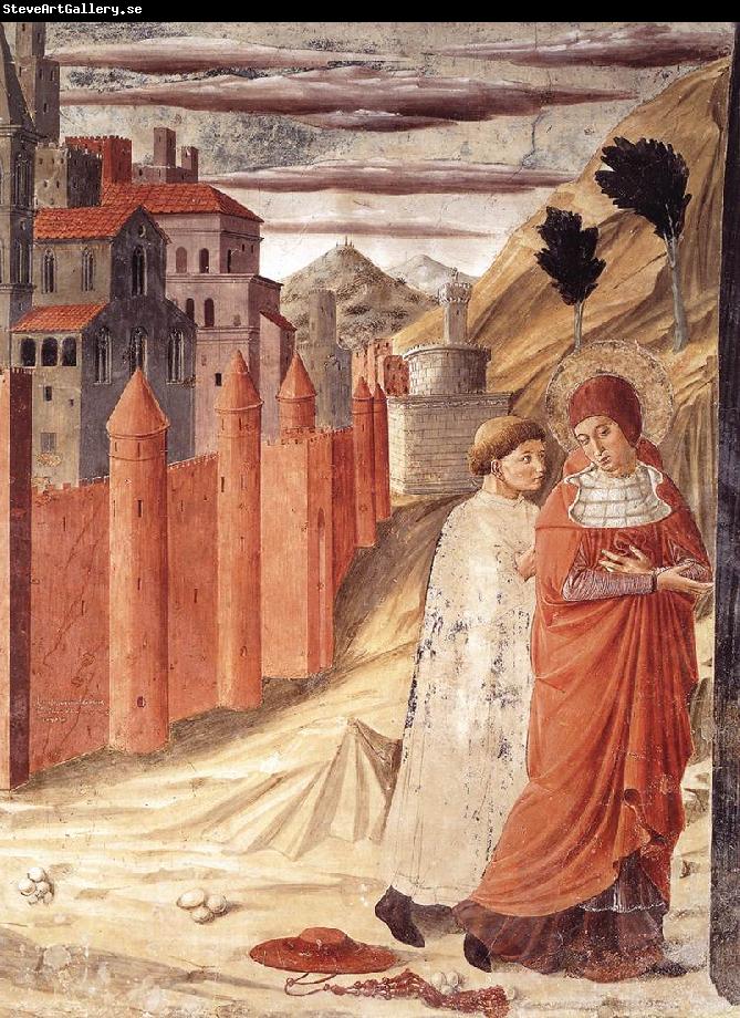 GOZZOLI, Benozzo The Departure of St Jerome from Antioch dg